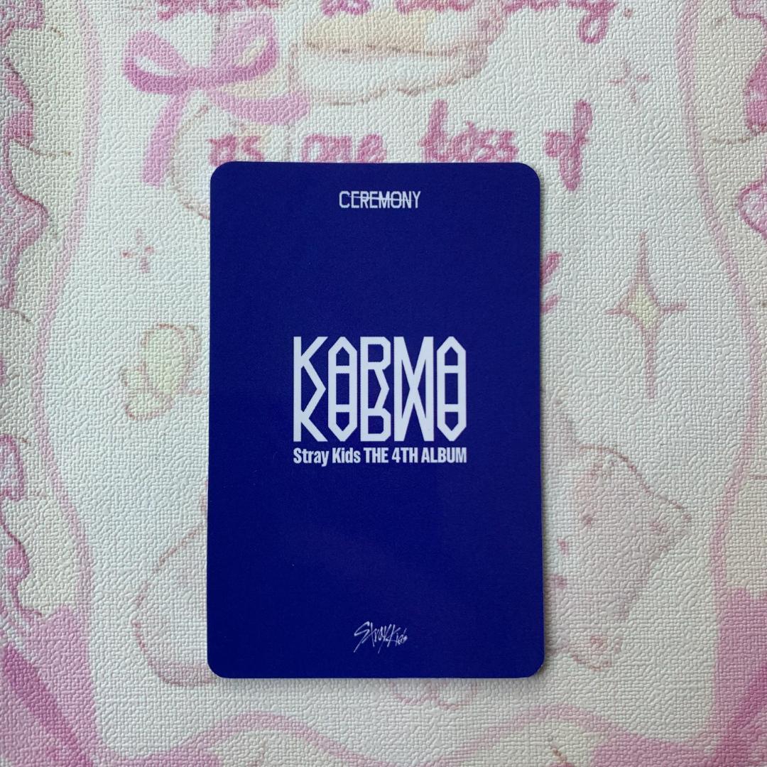 ヒョンジン Straykids サノク Karma 公開放送 事前収録 トレカ