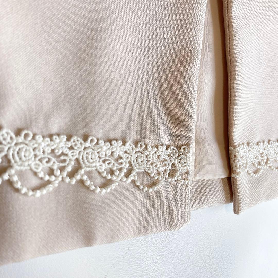 ベージュ×チェック 120 セレモニー 入学 卒園 発表会 フォーマル