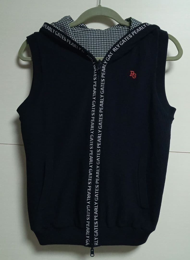 【ハナミズキ】パーリーゲイツ リバーシブル ジップベスト サイズ1