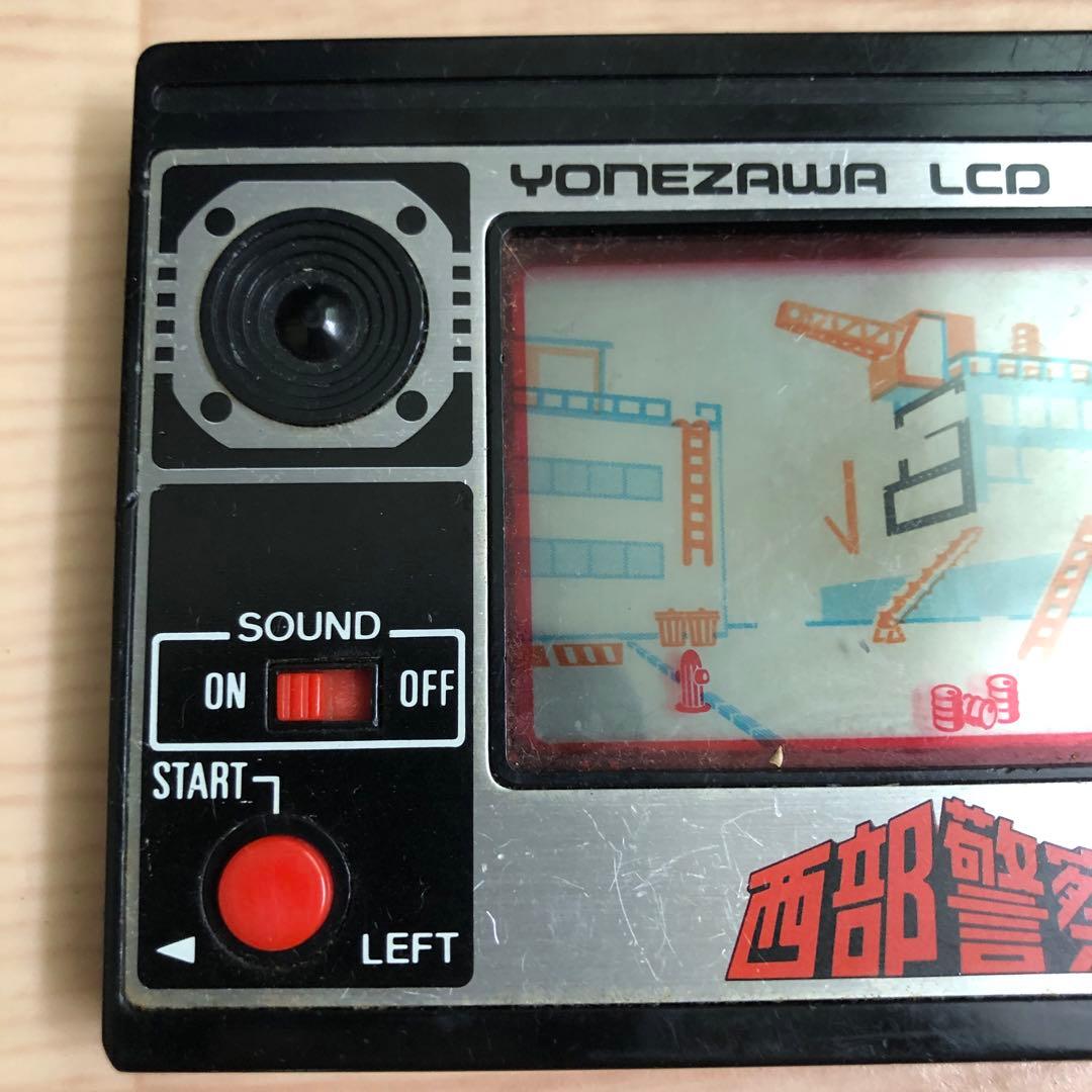 動作確認済　ヨネザワ 西部警察 ゲームウォッチ　1982年製動作確認済み
