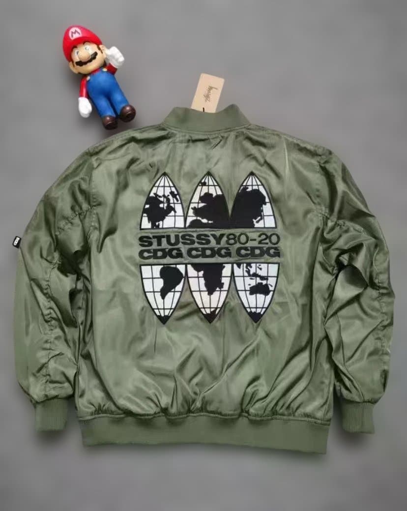 STUSSY 40周年記念 CDG x STUSSY MA-1 Mサイズ