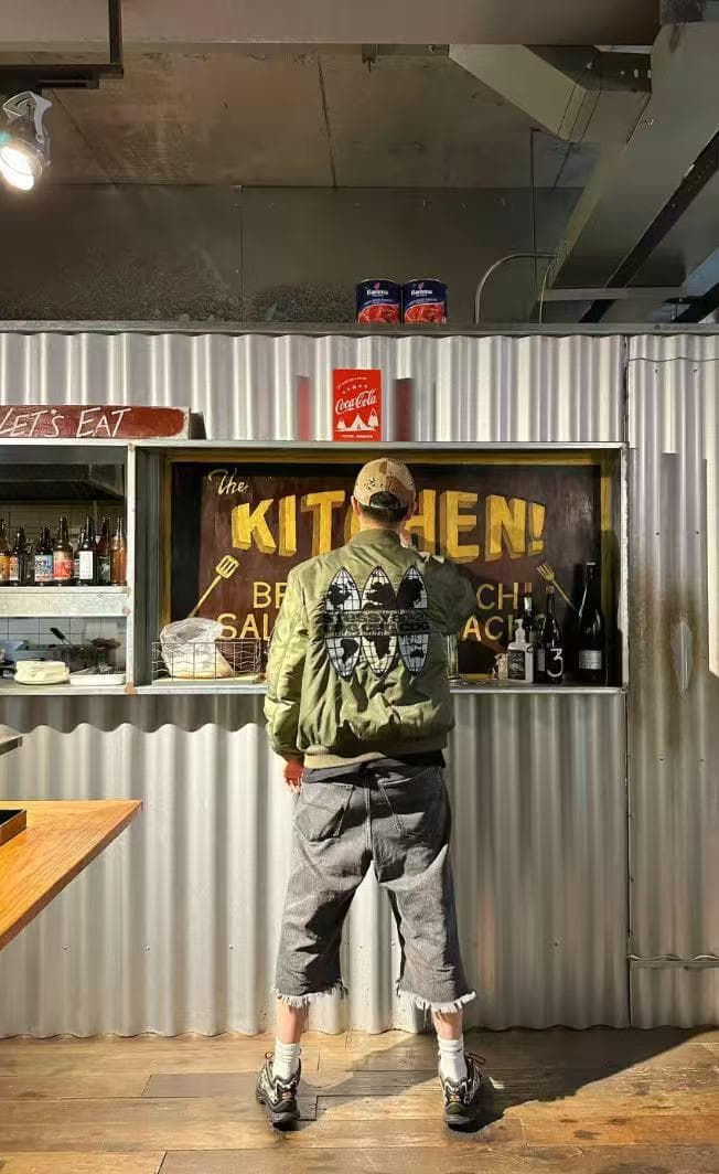 STUSSY 40周年記念 CDG x STUSSY MA-1 Mサイズ