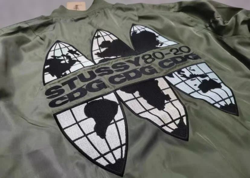 STUSSY 40周年記念 CDG x STUSSY MA-1 Mサイズ