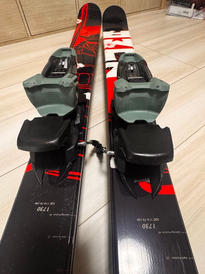 ZUMAスキー板・ビィンディングセット