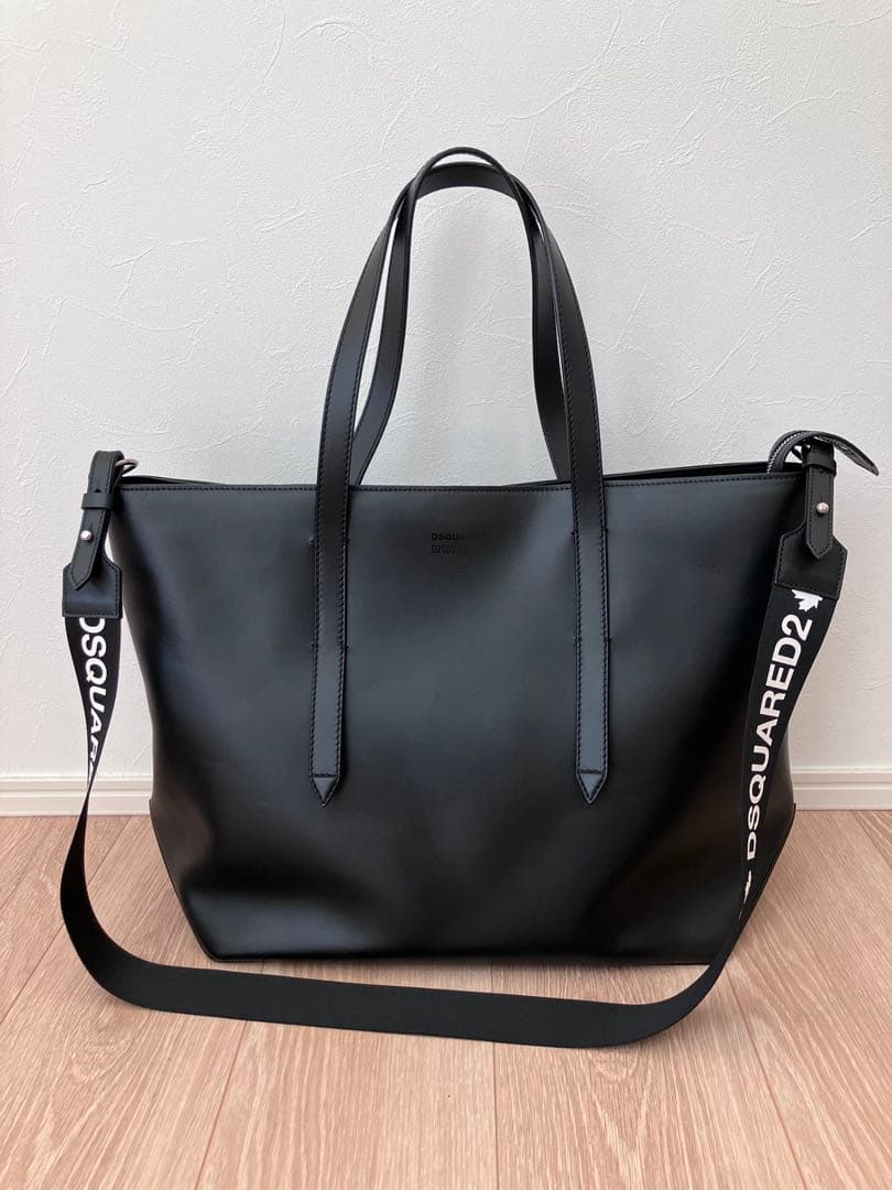 ぽーDSQUARED2 3way レザーバッグ