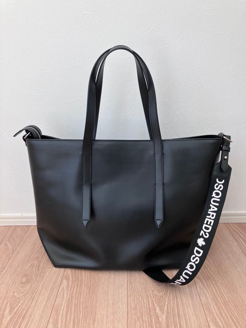 ぽーDSQUARED2 3way レザーバッグ