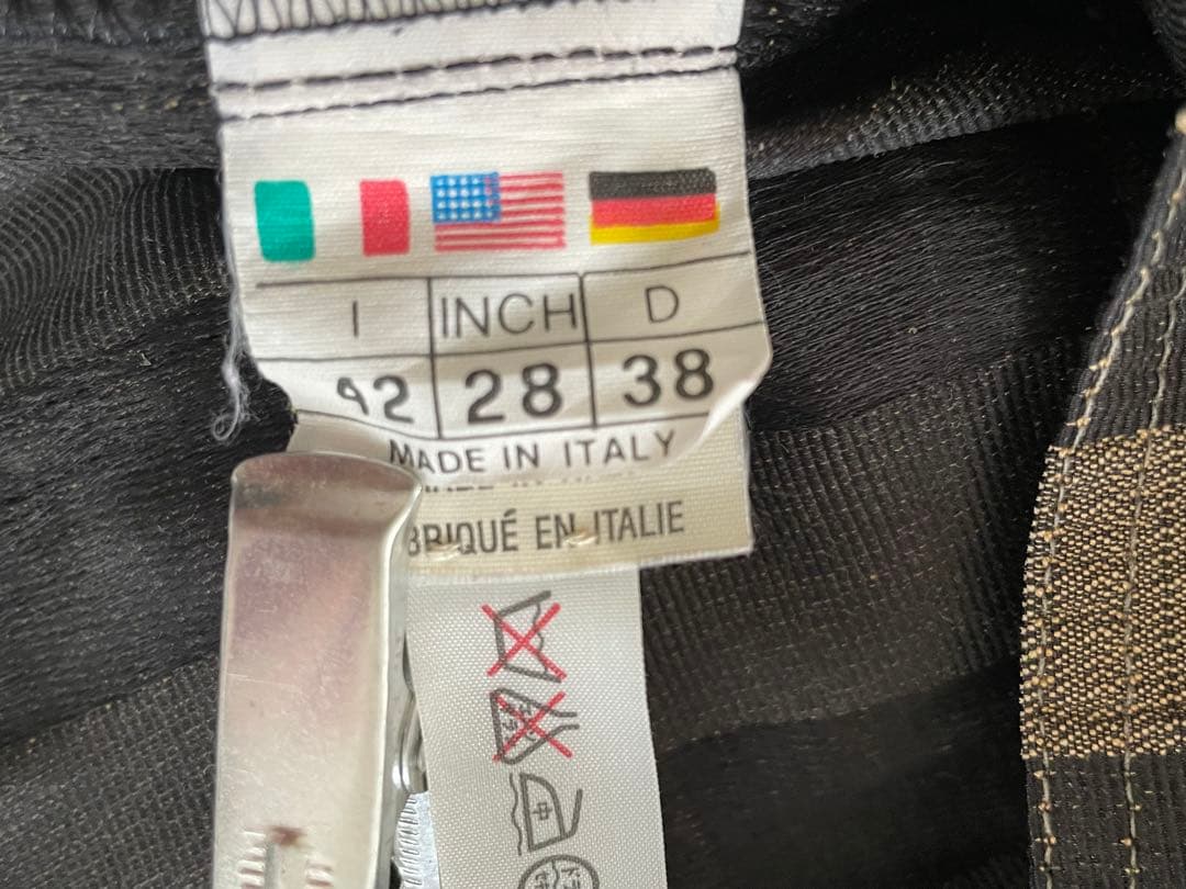 美品‼️フェンディ　ストライプとチェック柄のベスト　M