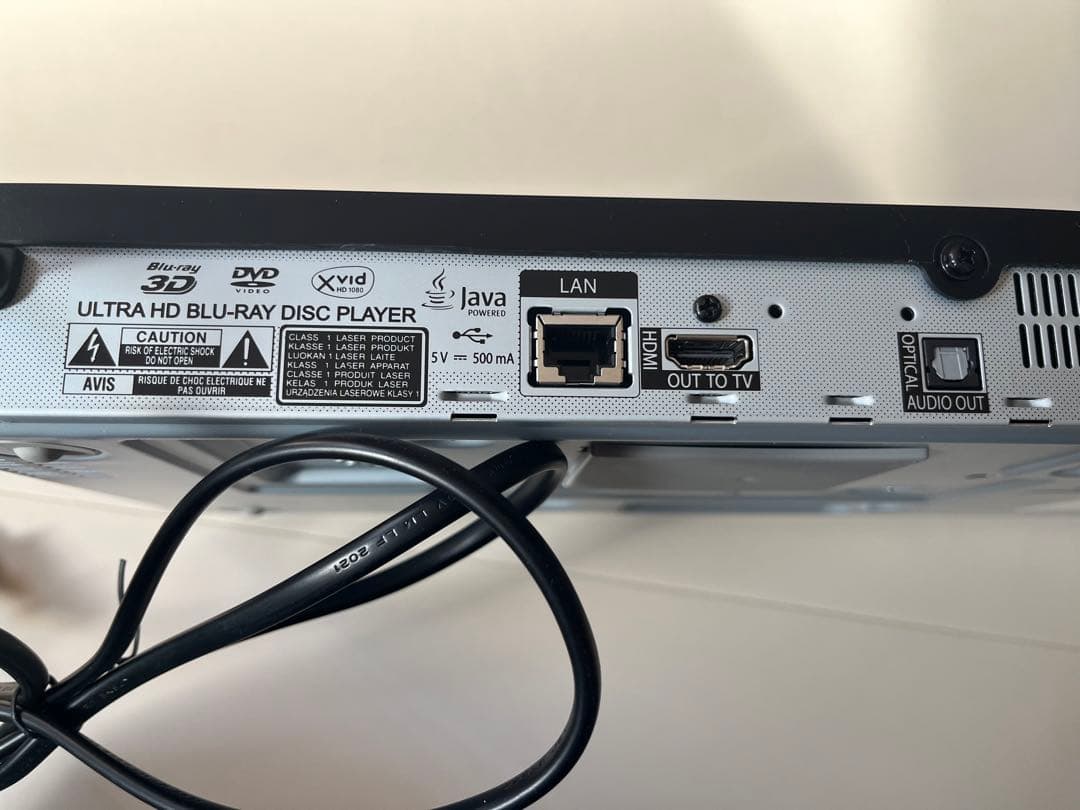 LG 4K Ultra HD ブルーレイディスクプレーヤー UBK80