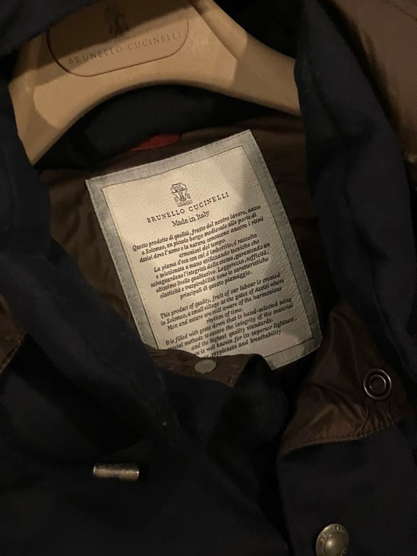 R☆ブルネロクチネリ カシミヤ混ダウンベスト