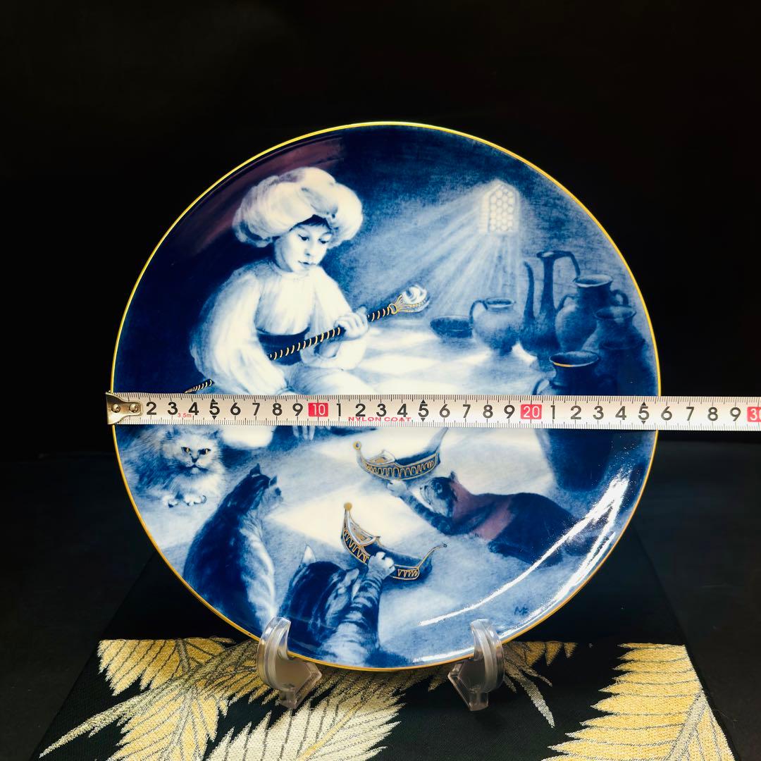 マイセン　絵皿　イヤー プレート　1986 小さなモック　飾皿　1枚