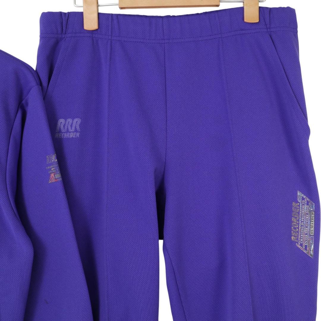 【美品】90s asics RECORDER 日本製 Y2K フルジップ 上下