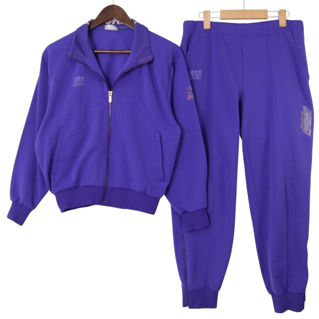 【美品】90s asics RECORDER 日本製 Y2K フルジップ 上下