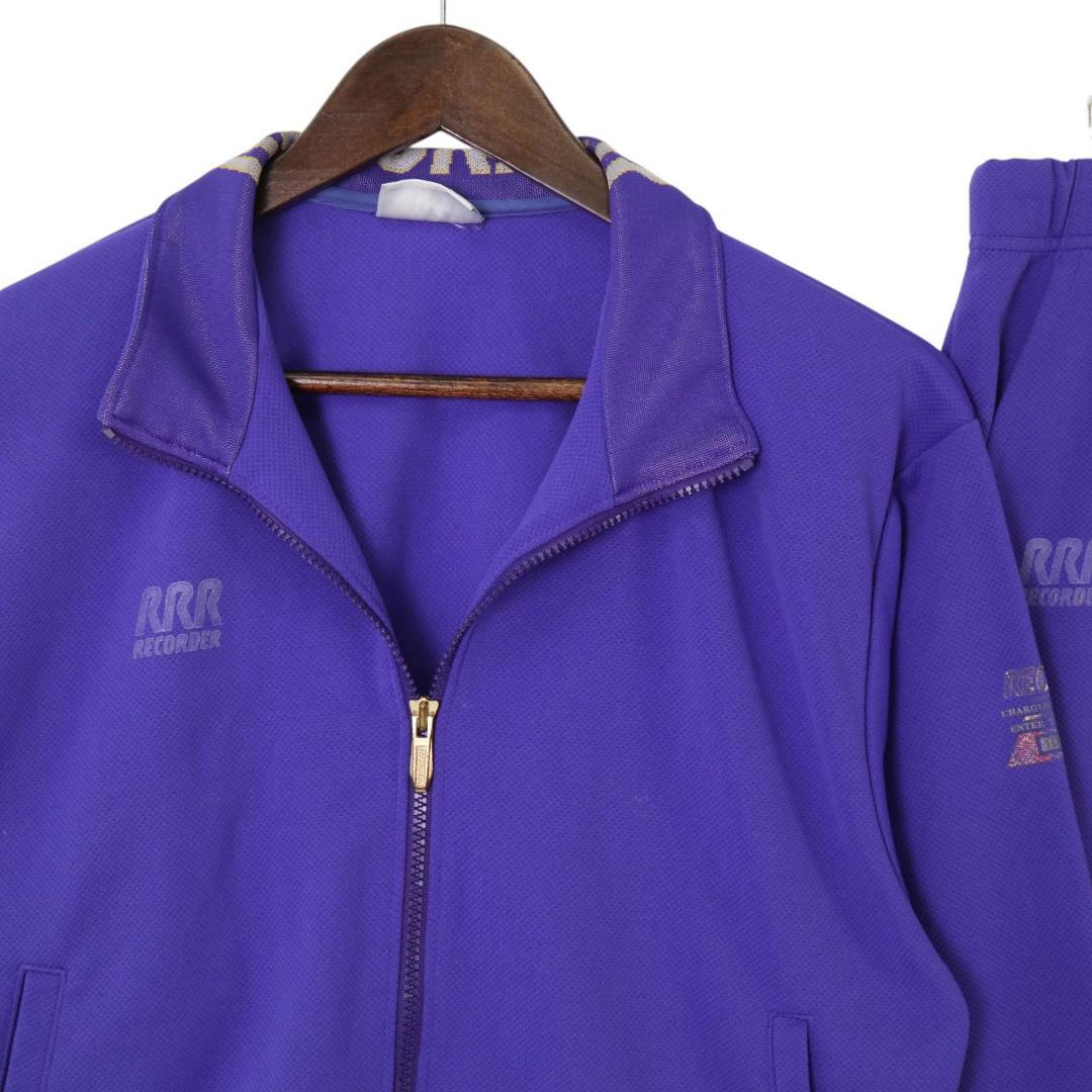【美品】90s asics RECORDER 日本製 Y2K フルジップ 上下