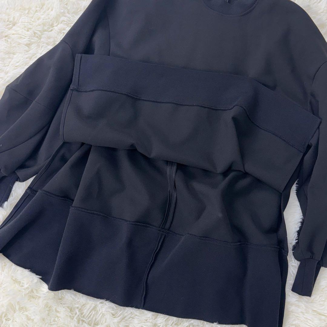 極美品◆2024 ENFOLD ソリッドスリーブプルオーバー 38