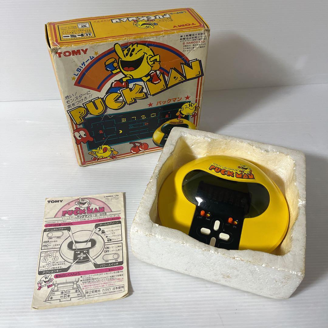 PUCKMAN パックマン　TOMY　LSIゲーム　レトロ　箱付き動作品