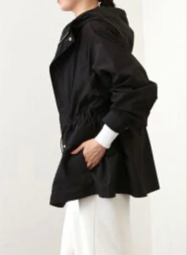 m*i様 【美品】IENA イエナ ウェザーフードブルゾン 36 ブラック