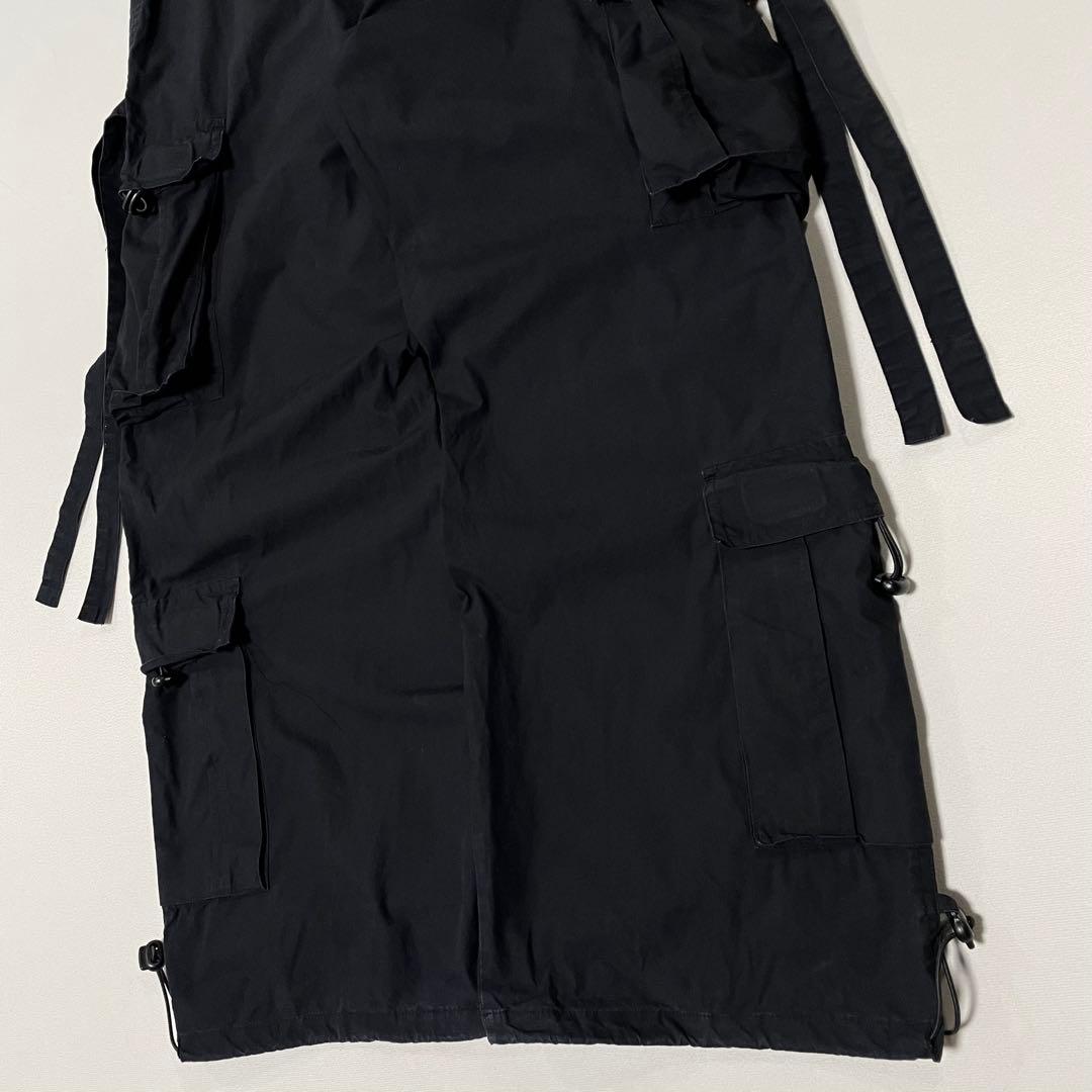 00s y2k パラシュート テクノ ボンテージ カーゴパンツ マルチポケット