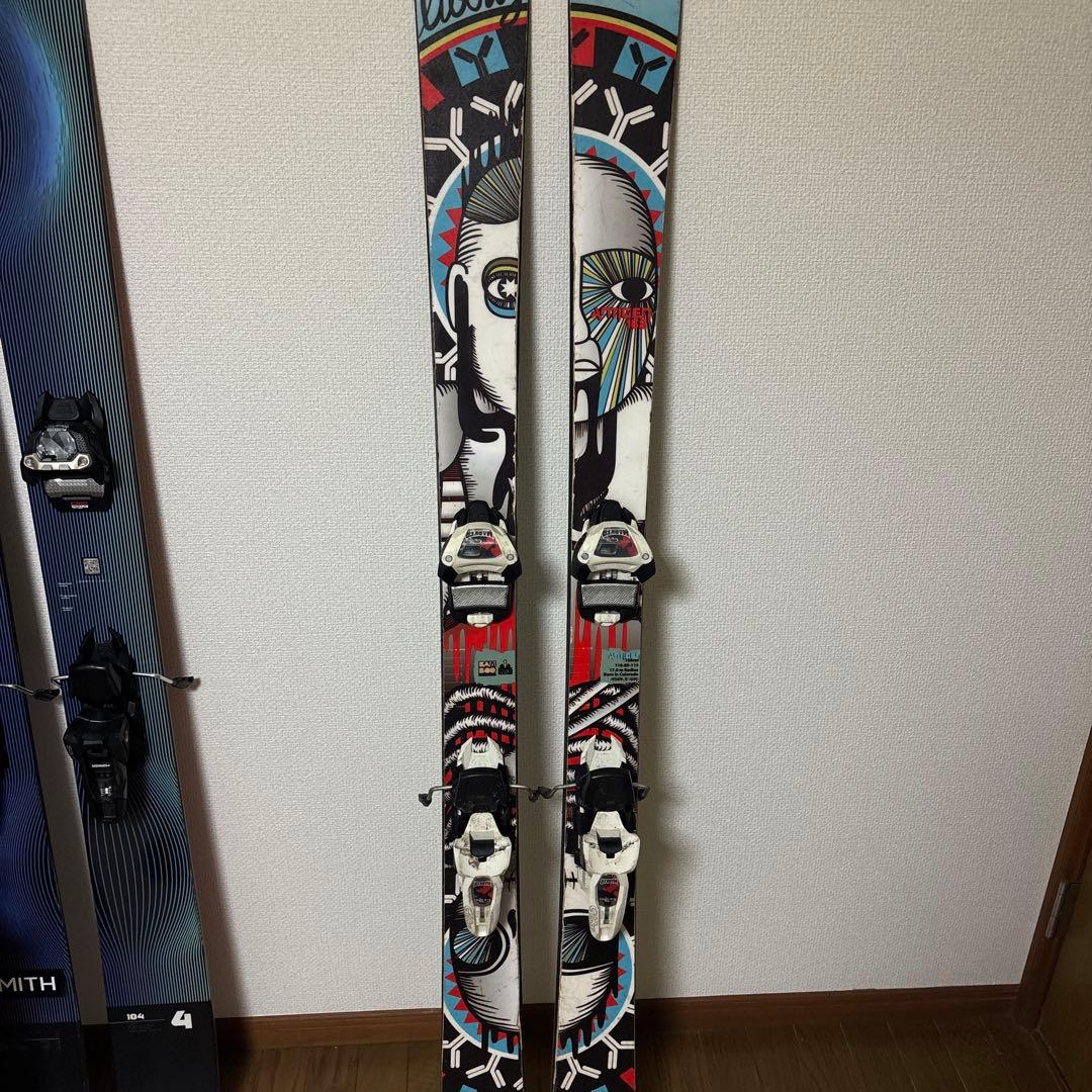 楽*す様 liberty スキー板 グラフィックデザイン 付属バインディング
