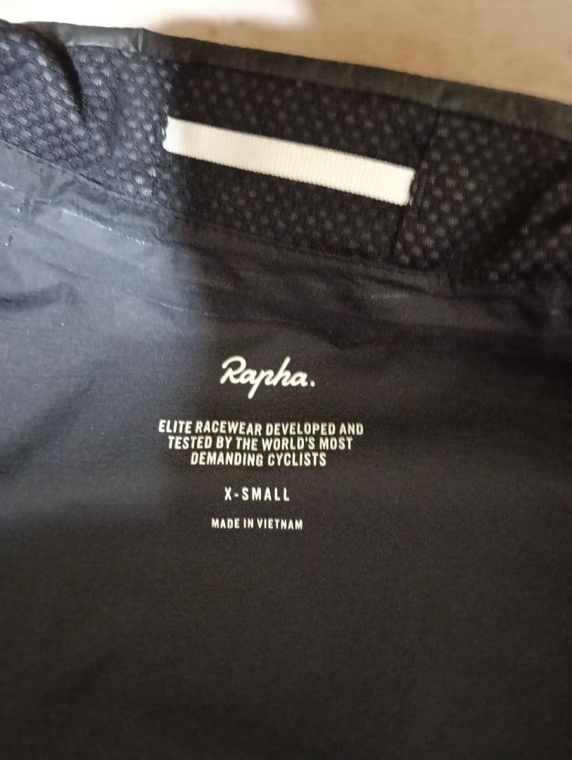 【使用2回】Rapha GORE-TEX防水ウィンドブレーカー 黒 XS 女