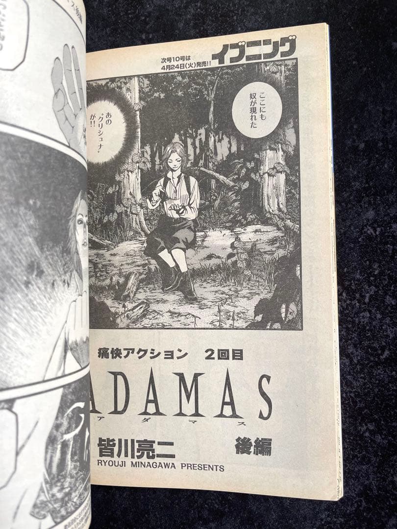 ●イブニング 2007年 9号 ●ADAMAS 後編 皆川亮二 ●バガボンド予告