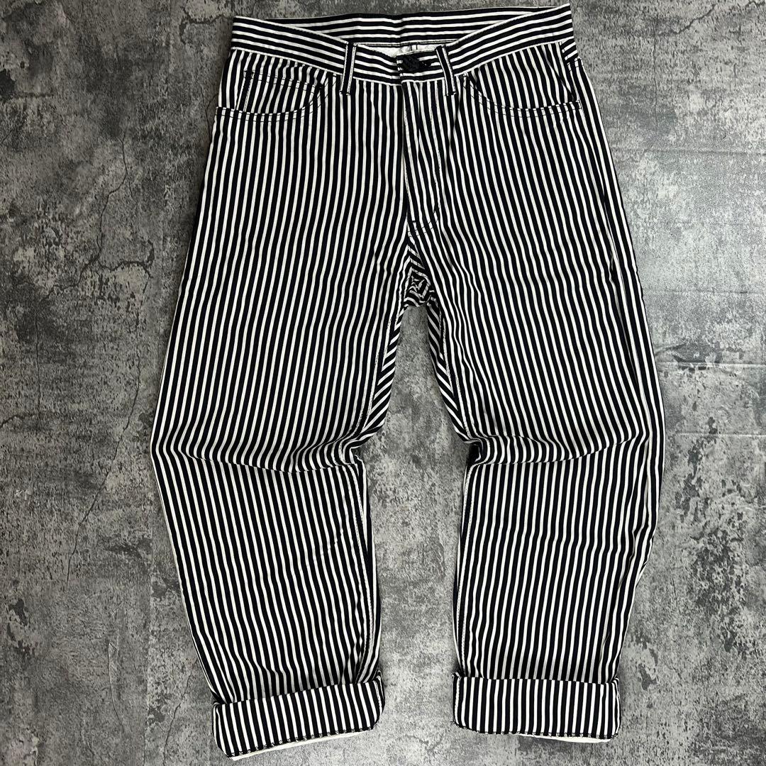 コムデギャルソン オムプリュス ストライプ パンツ