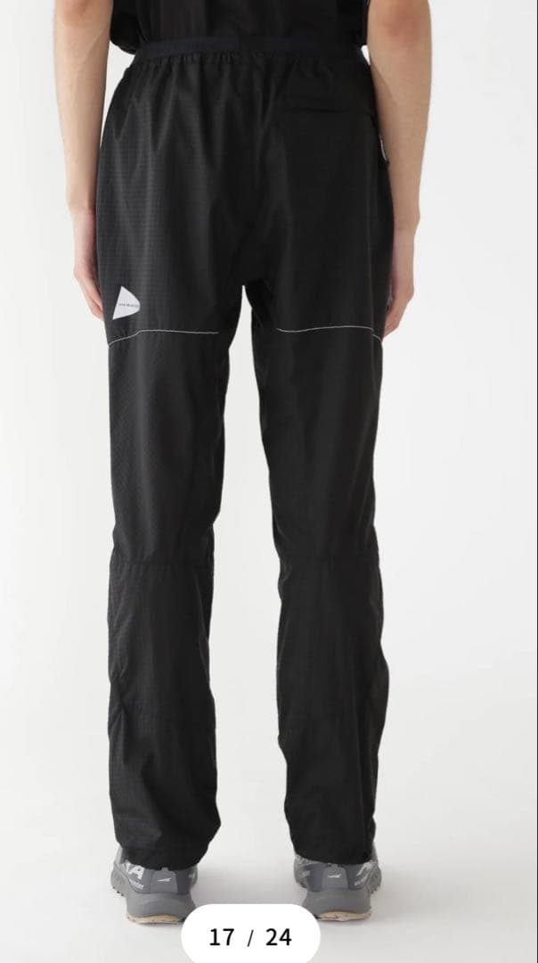 and wander breathrip light pants アンドワンダー