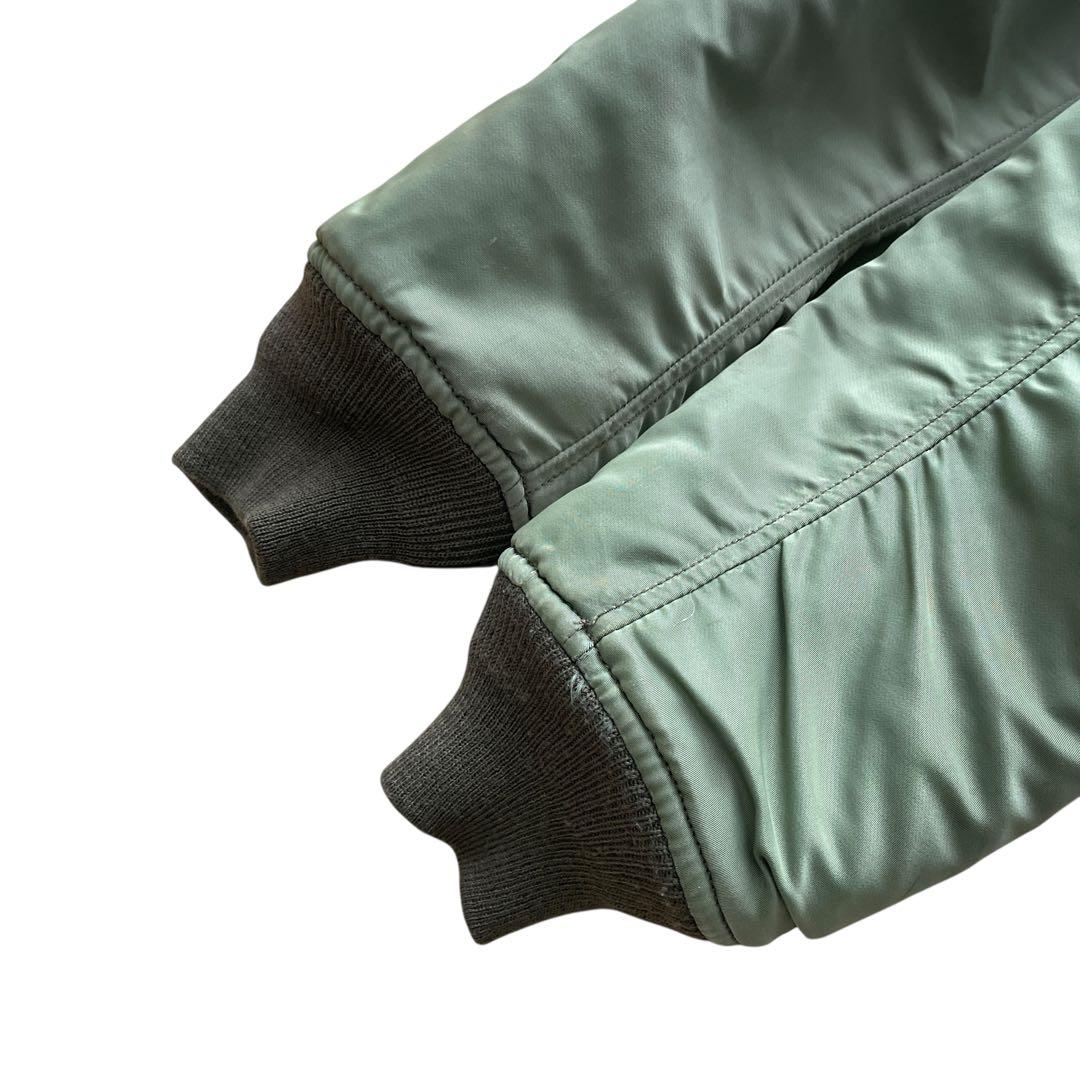 極美品 HOUSTON N-2B フライトジャケット カーキ M ショート丈