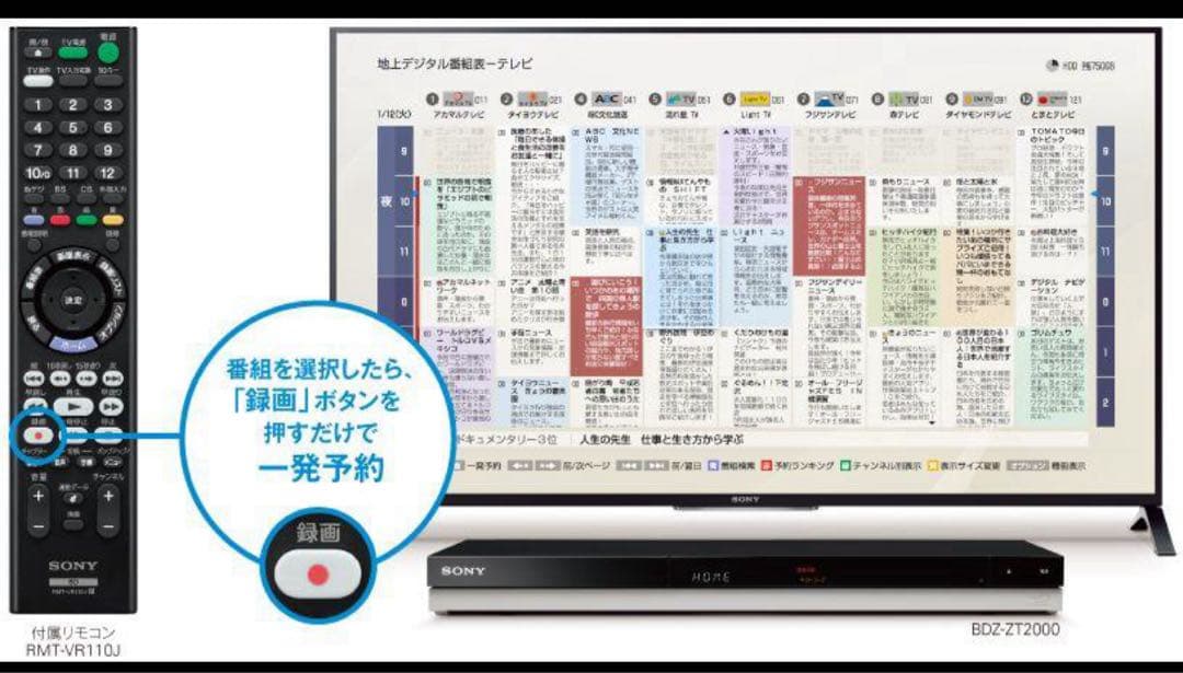 m*u様 SONY ソニー　ブルーレイ　dvdレコーダー【動作確認済/美品】