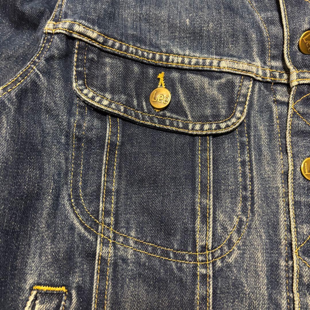 極上 Lee リー Gジャン デニムジャケット ブルー 101-Jタイプ L