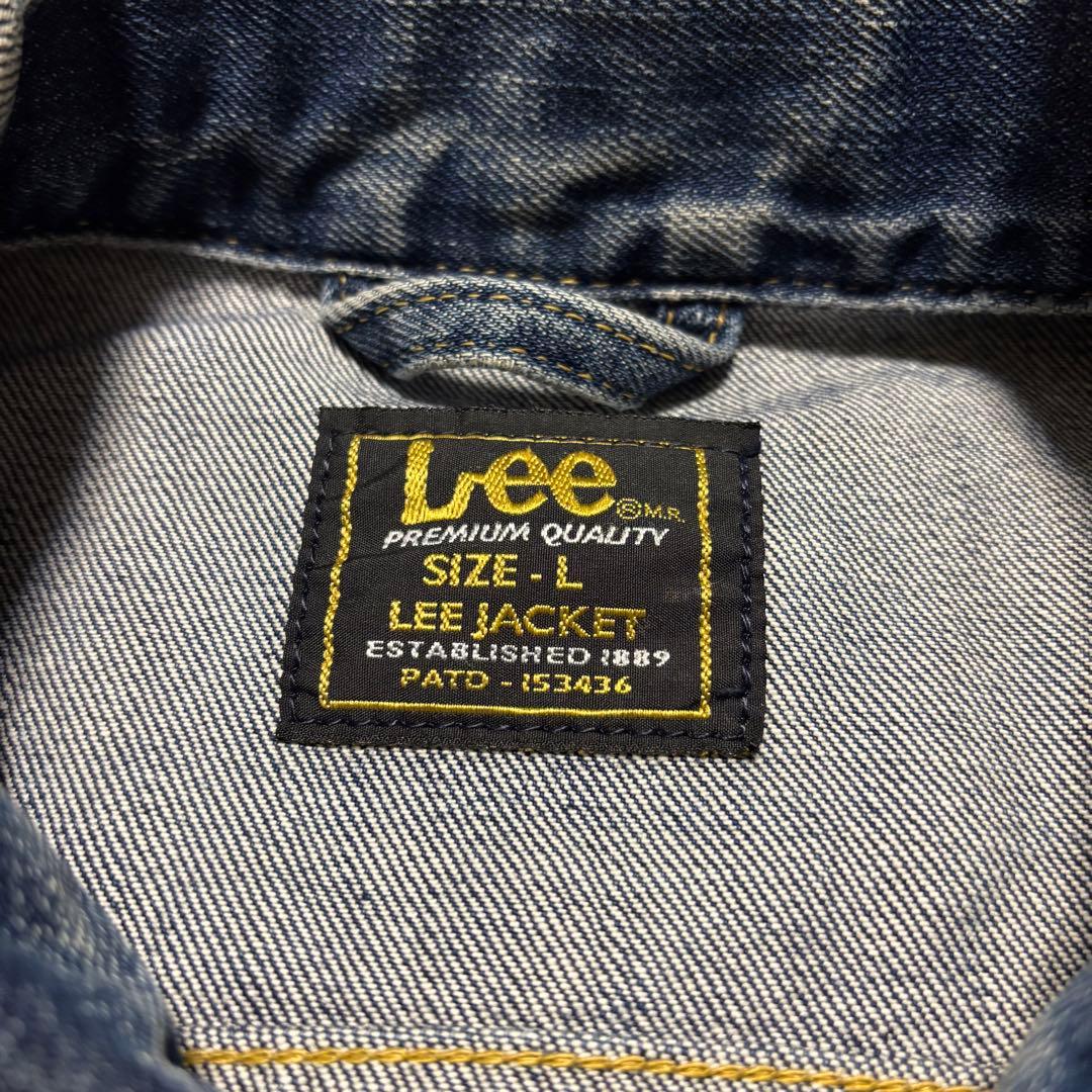 極上 Lee リー Gジャン デニムジャケット ブルー 101-Jタイプ L