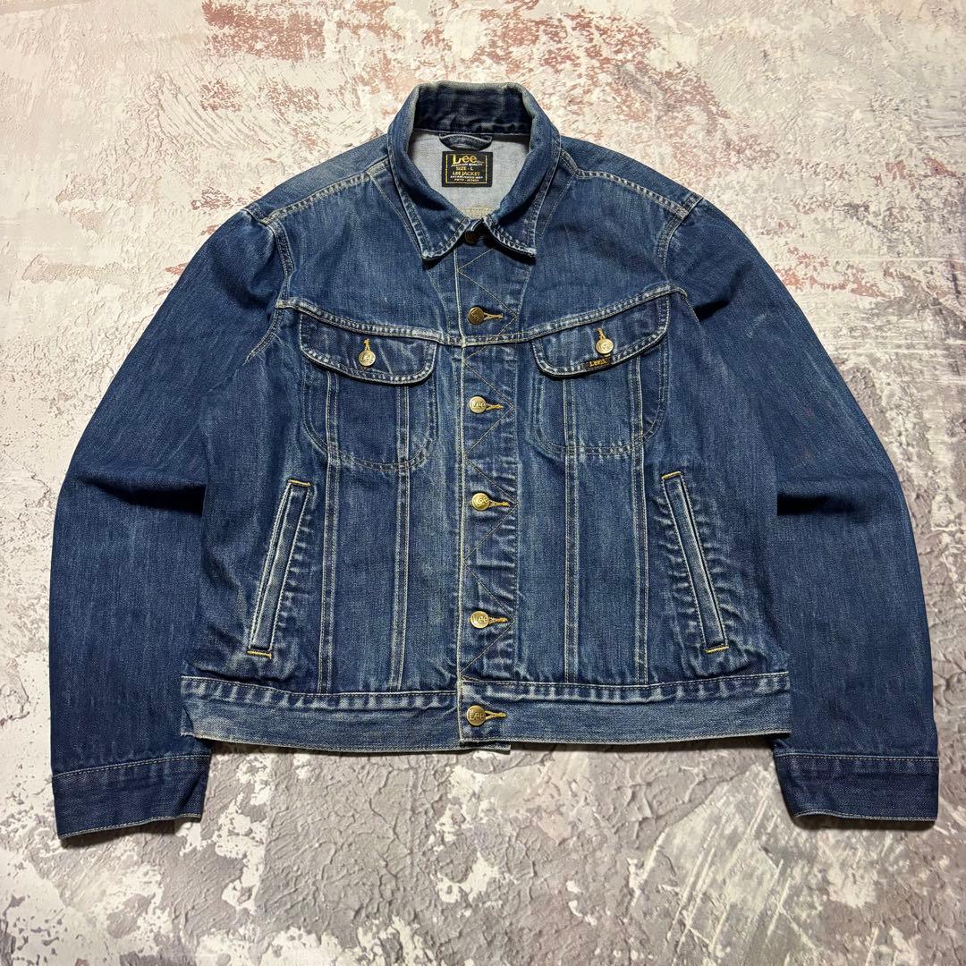 極上 Lee リー Gジャン デニムジャケット ブルー 101-Jタイプ L