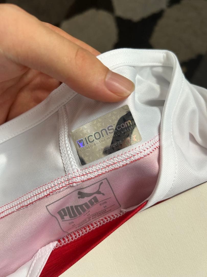 【証明書付き・直筆サイン入りユニフォーム】ティエリアンリ アーセナル