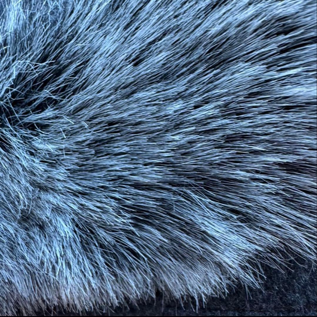 ★新品・タグ付き★アシーナニューヨーク　ファー付き　ウールハット　グレー