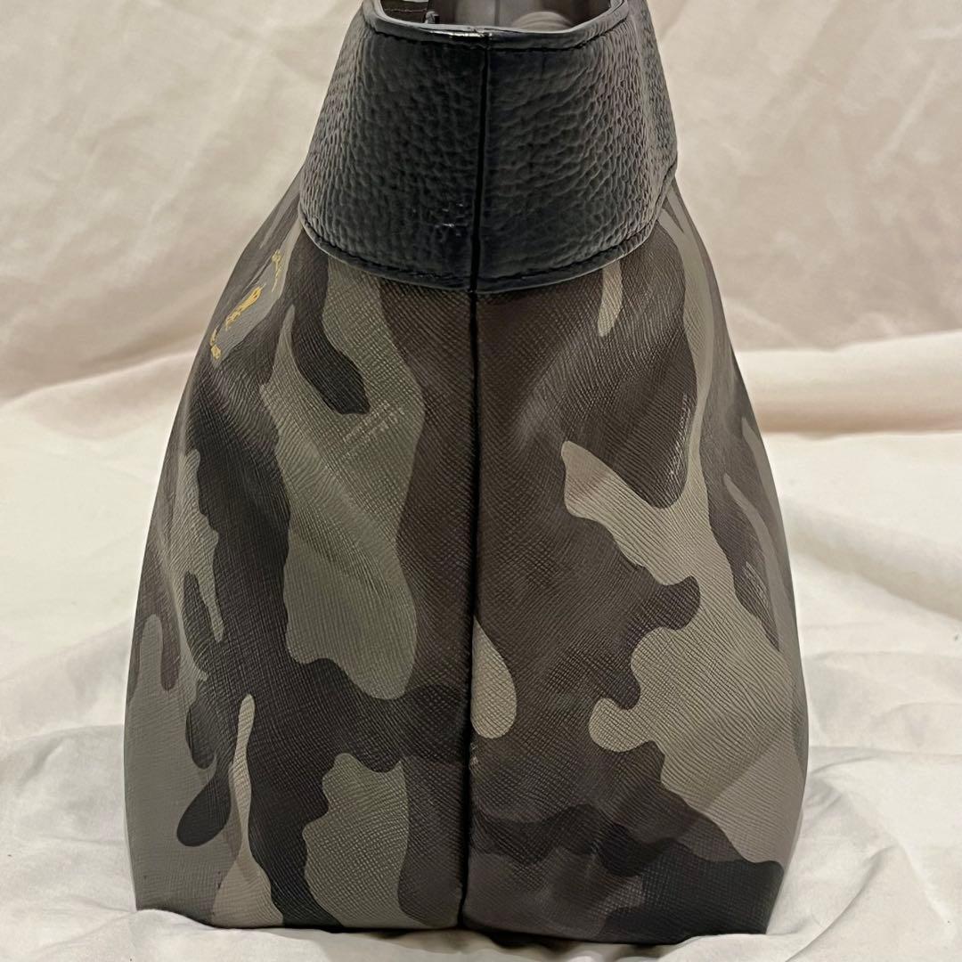 【美品】A.D.M.J 迷彩　 トートバッグ　王冠　カモフラ　スパンコール