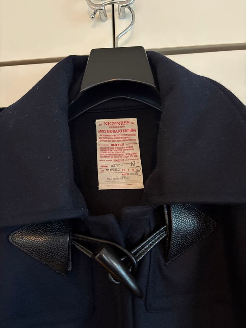 NICKNESS WETTON ネイビー ダッフルコート