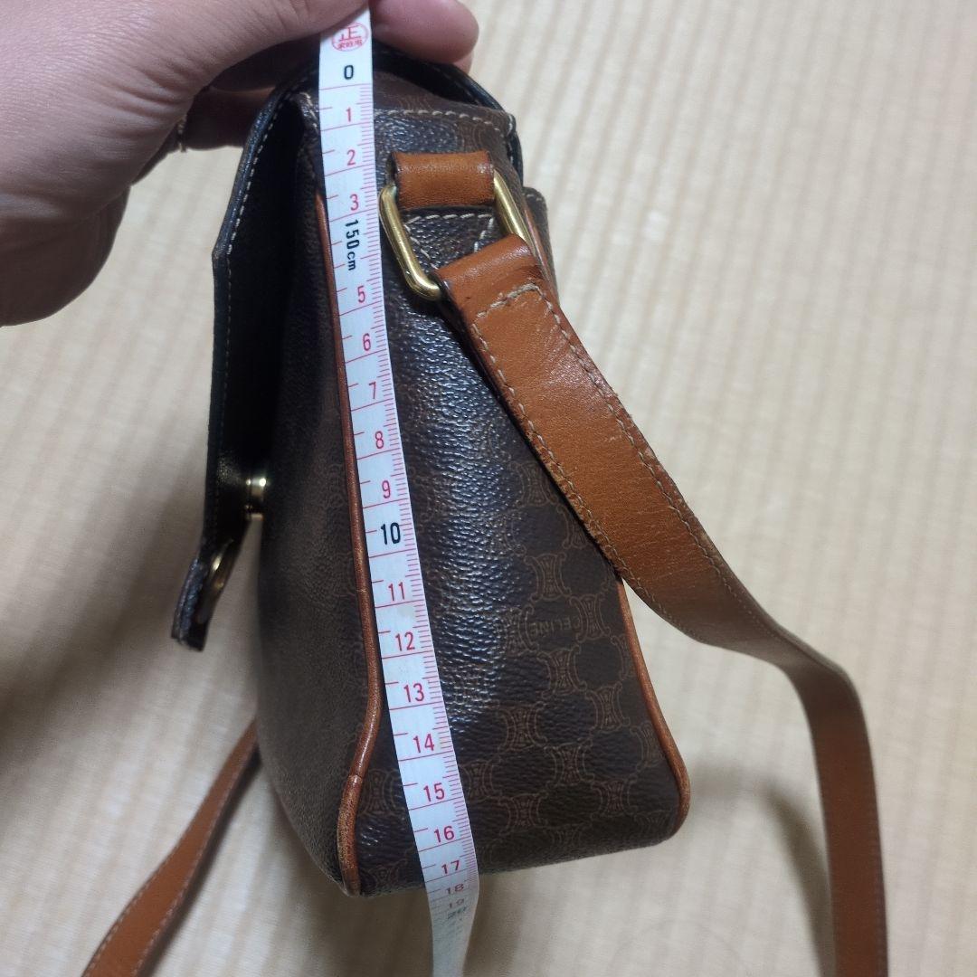セリーヌ レザー ショルダーバッグ　オールドセリーヌ