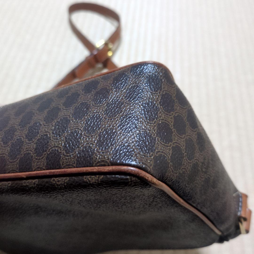 セリーヌ レザー ショルダーバッグ　オールドセリーヌ