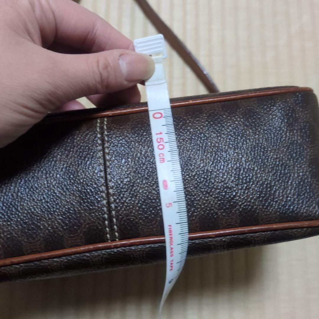 セリーヌ レザー ショルダーバッグ　オールドセリーヌ