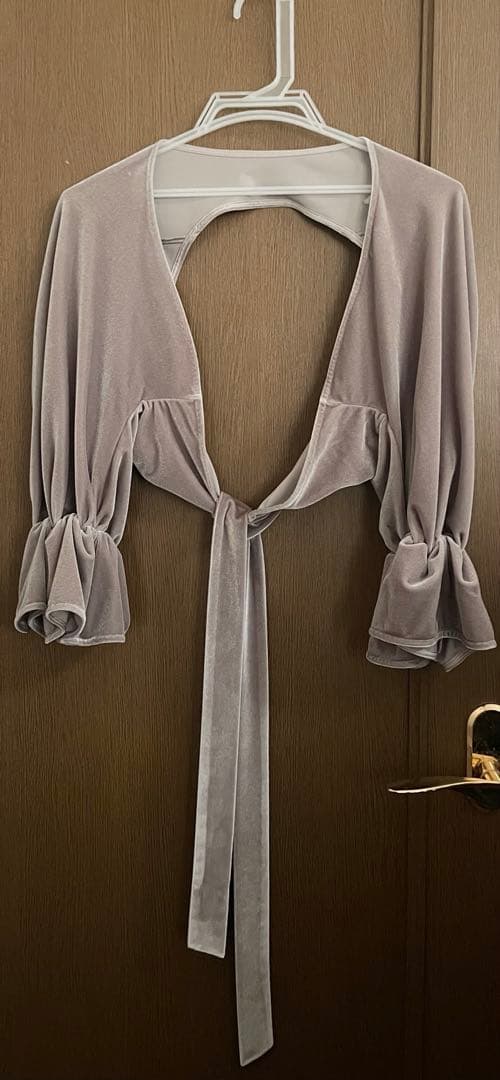 スーツ・フォーマル・ドレス Ameri Vintage 2WAY CURVE VELOURS DRESS