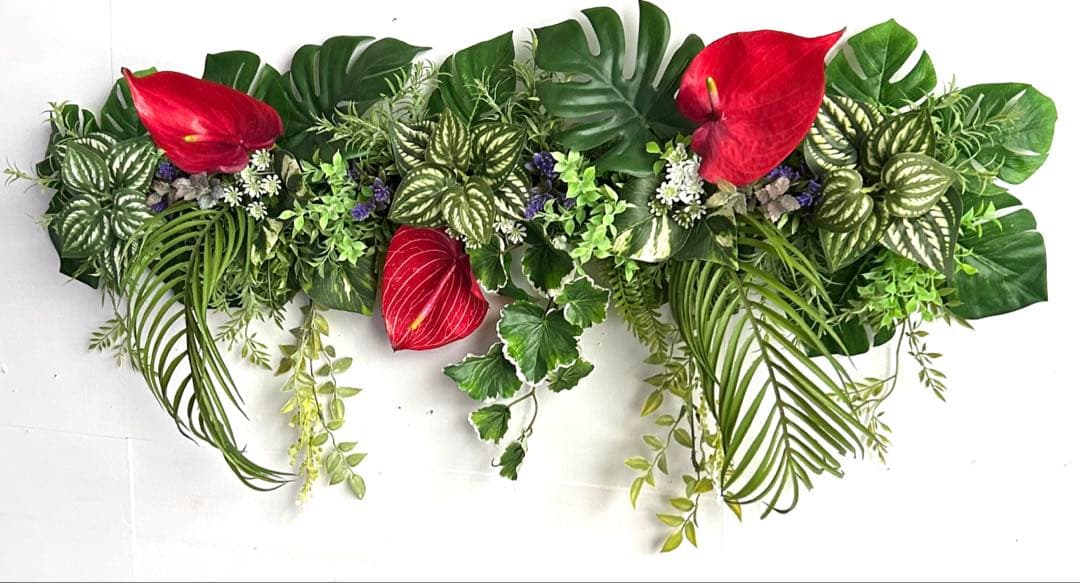 光触媒加工ウォールグリーン　アンスリウムLong board NO.75.76