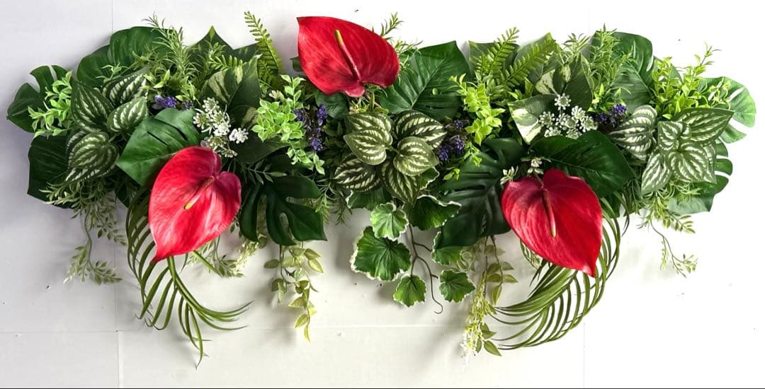 光触媒加工ウォールグリーン　アンスリウムLong board NO.75.76