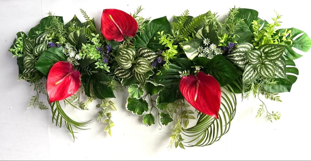 光触媒加工ウォールグリーン　アンスリウムLong board NO.75.76