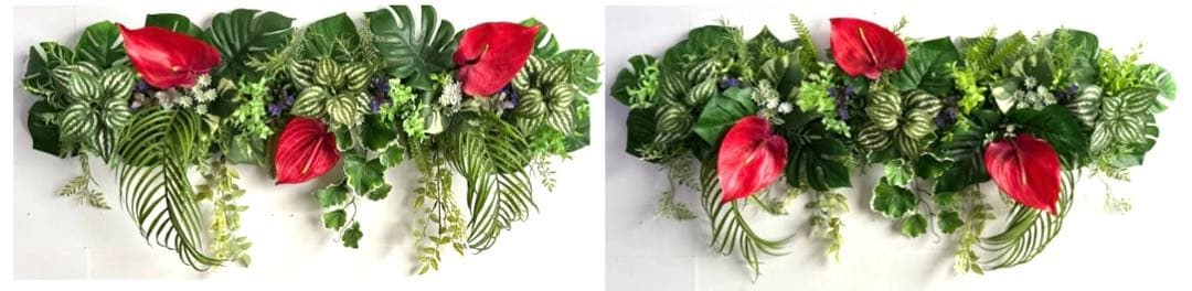 光触媒加工ウォールグリーン　アンスリウムLong board NO.75.76