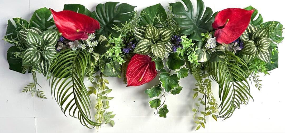 光触媒加工ウォールグリーン　アンスリウムLong board NO.75.76