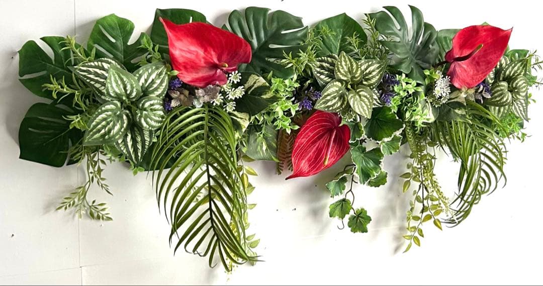 光触媒加工ウォールグリーン　アンスリウムLong board NO.75.76