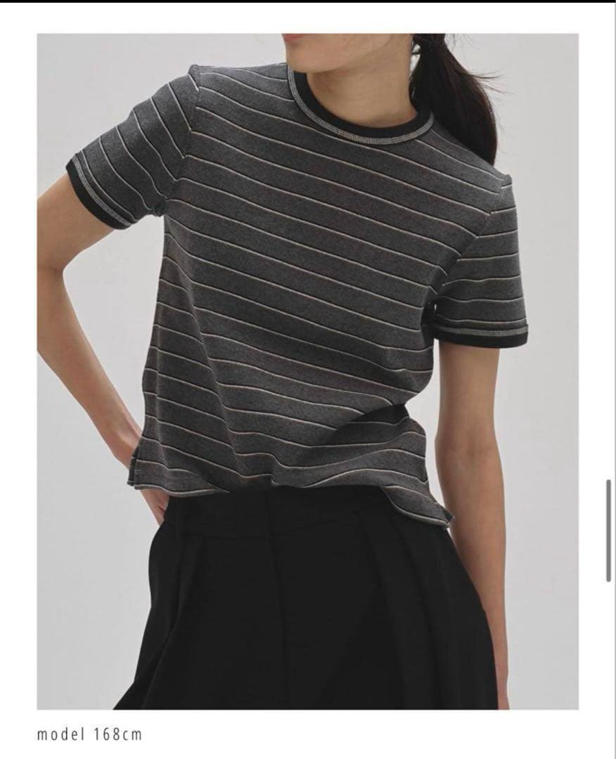 トップス todayful Border Ringer Tee