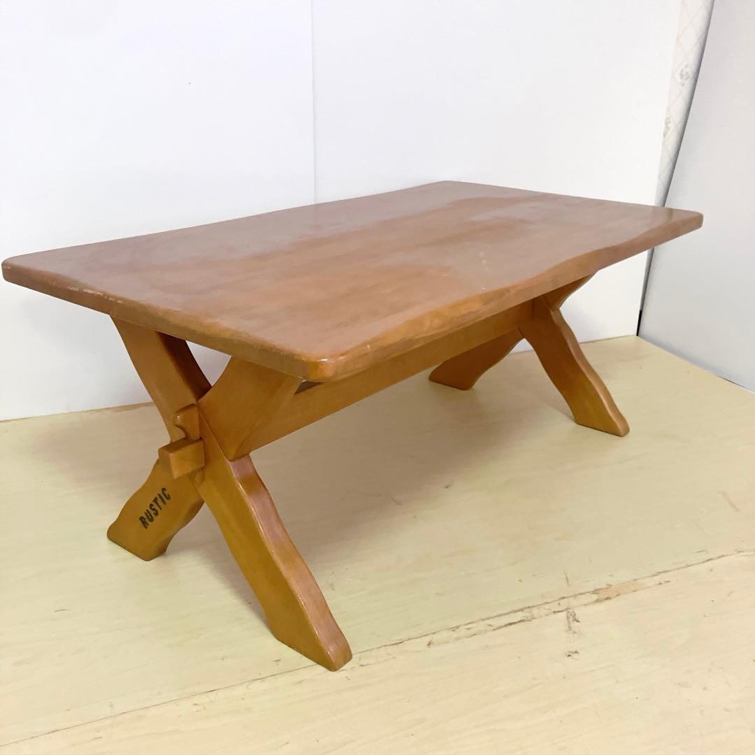 karimoku RUSTIC 木製テーブル　ローテーブル　ダイニングテーブル