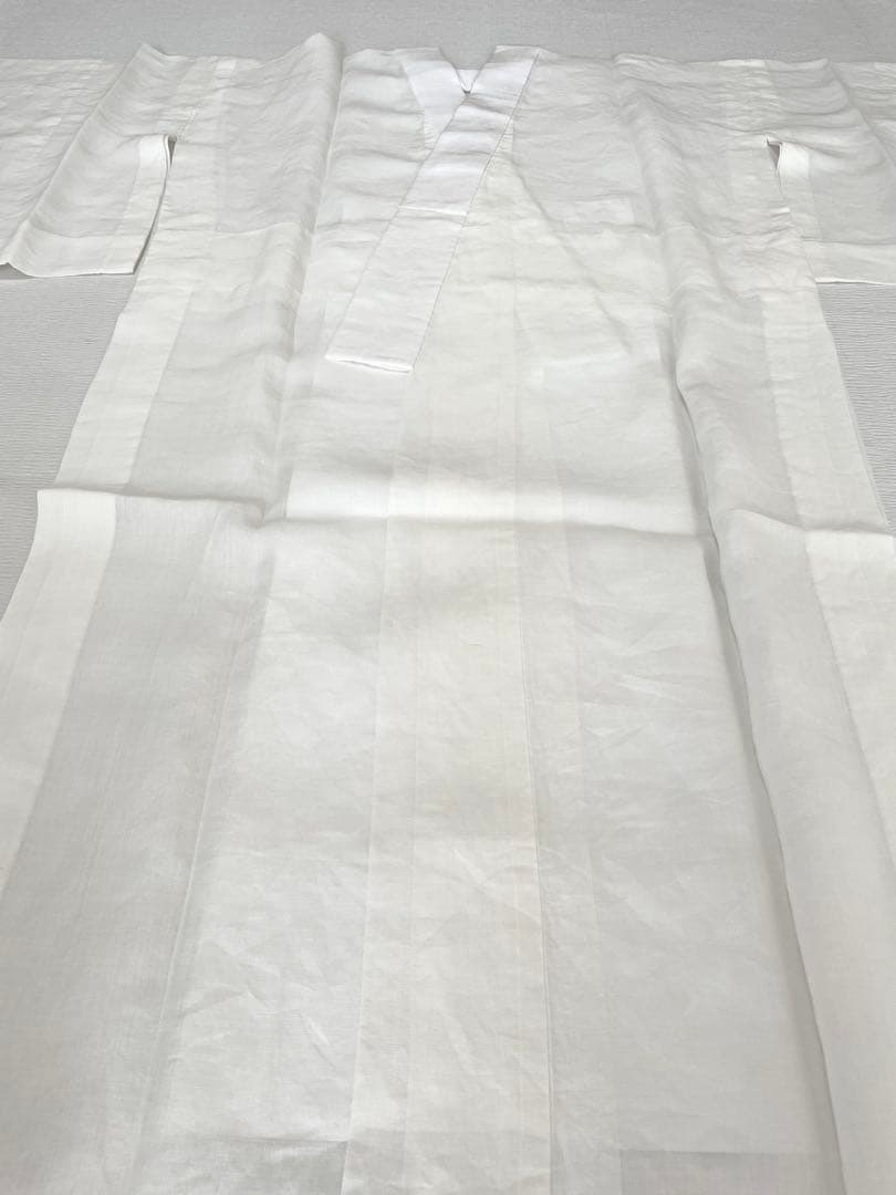 【夏物】小千谷本麻上布 長襦袢 特選100番手◇本麻 長襦袢