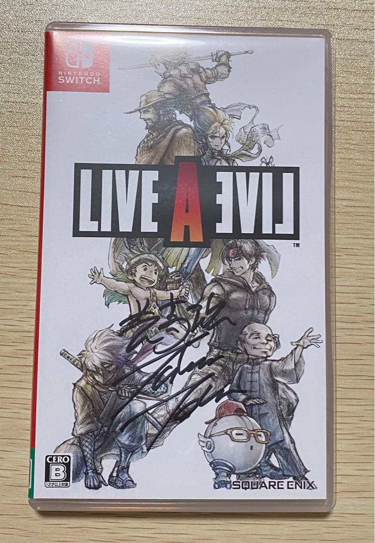 ライブアライブ HD2D 時田貴司氏直筆サイン入り