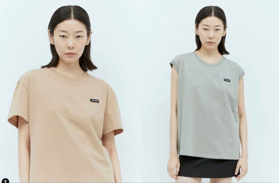 MIUMIU ミュウミュウ　ジャージーTシャツ　3枚セット　xs